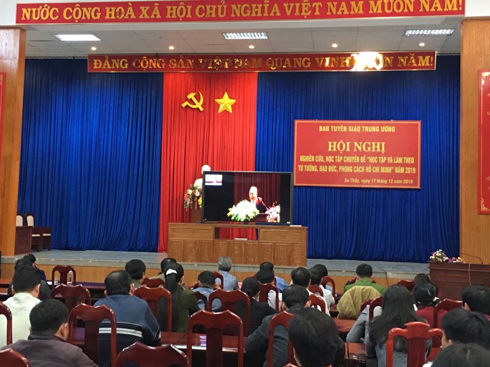 Hội nghị trực tuyến triển khai chuyên đề học tập và làm theo tư tưởng, đạo đức, phong cách Hồ Chí Minh năm 2020