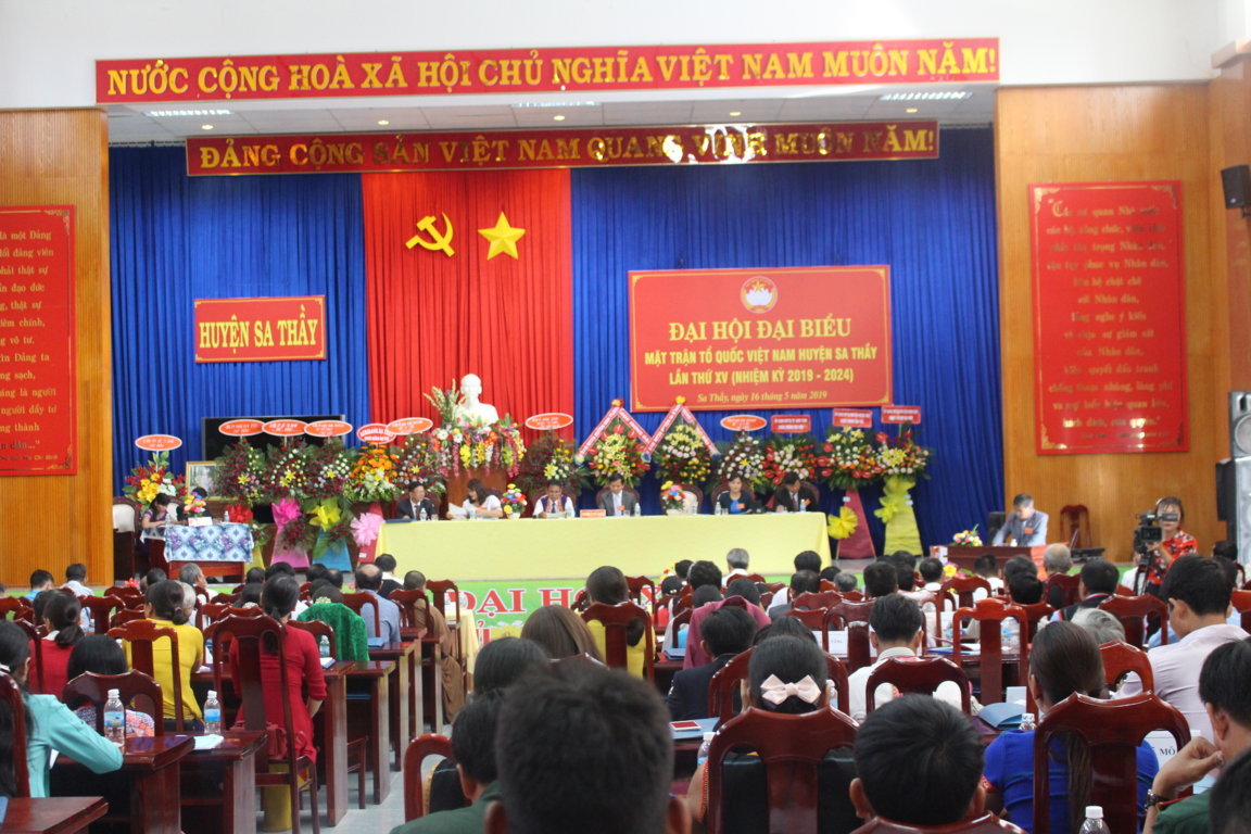 Đại hội Đại biểu Mặt trận Tổ quốc Việt Nam huyện Sa Thầy lần thứ XV nhiệm kỳ 2019 - 2024