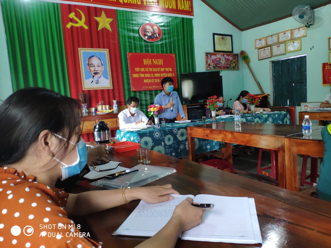 Tổ đại biểu HĐND tỉnh, huyện TXCT trước kỳ họp thứ 10 tại xã Sa Sơn