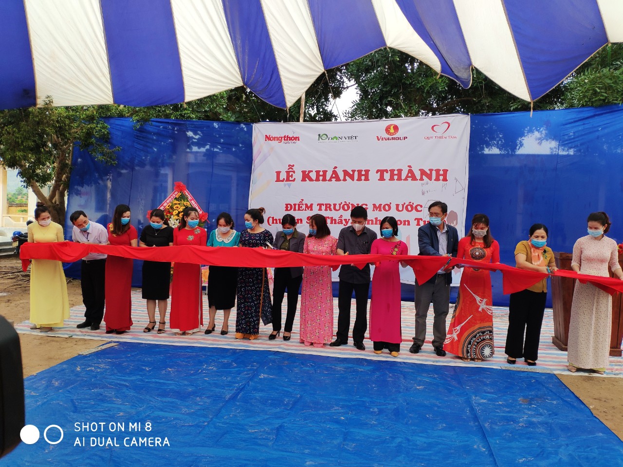 Khánh thành 2 phòng học tại điểm trường Tiểu học thôn Ktol xã Hơ Moong
