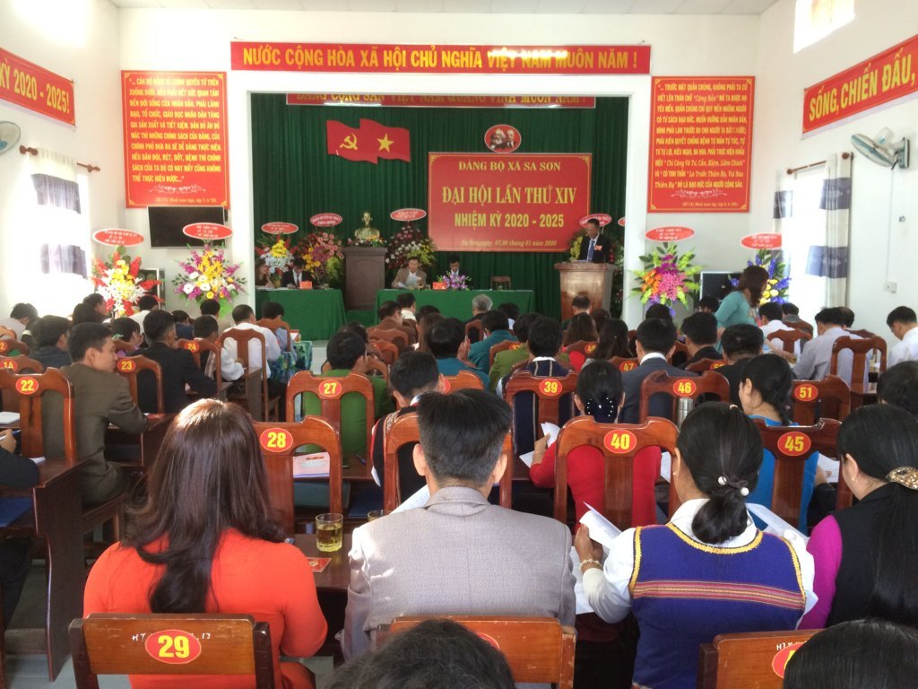 Đại hội điểm Đảng bộ xã Sa Sơn lần thứ XIV, nhiệm kỳ 2020 – 2025