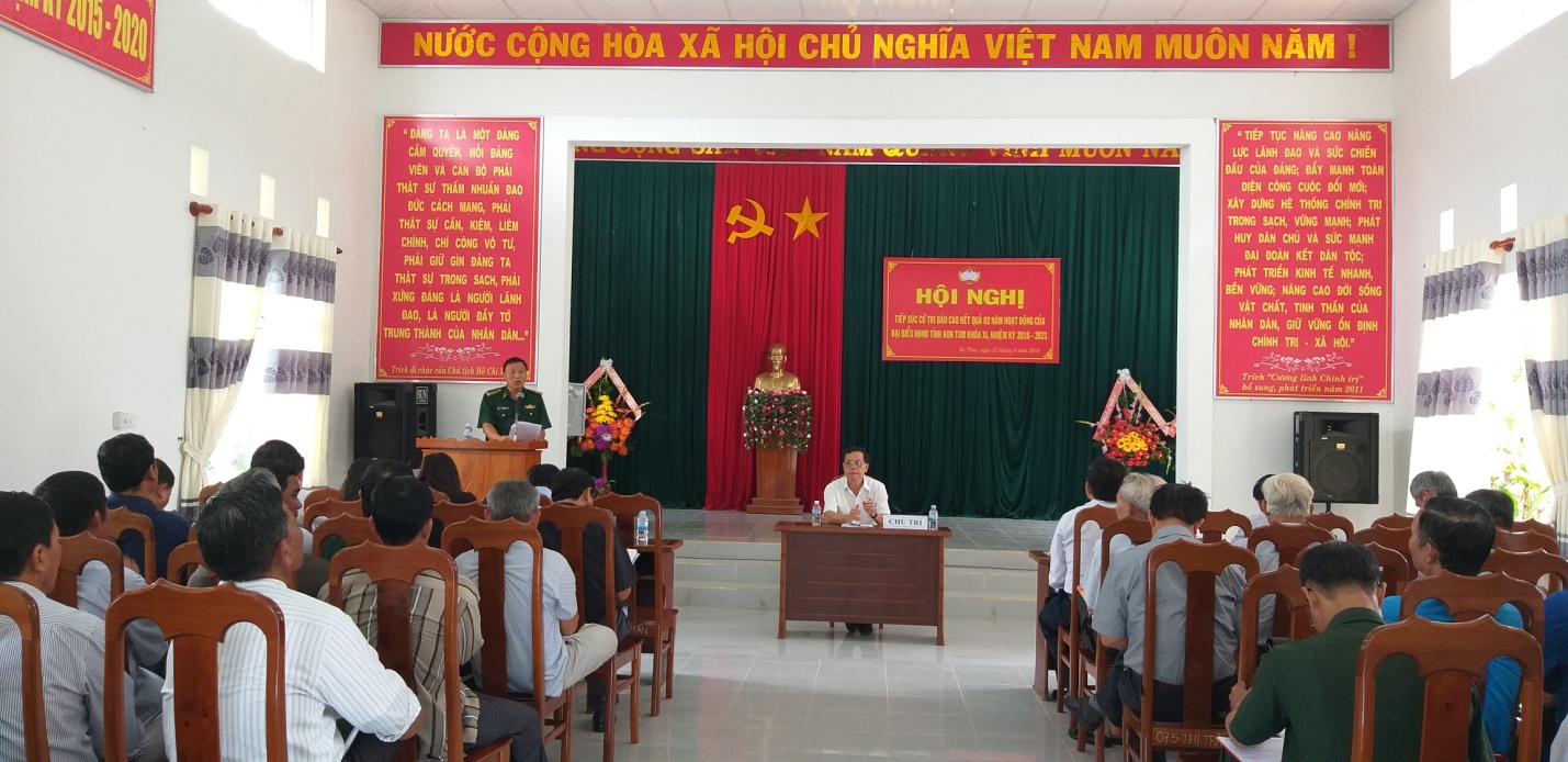 UBMTTQ tỉnh Kon Tum giám sát thực hiện nhiệm vụ của đại biểu HĐND tỉnh Kon Tum ứng cử tại địa bàn huyện Sa Thầy