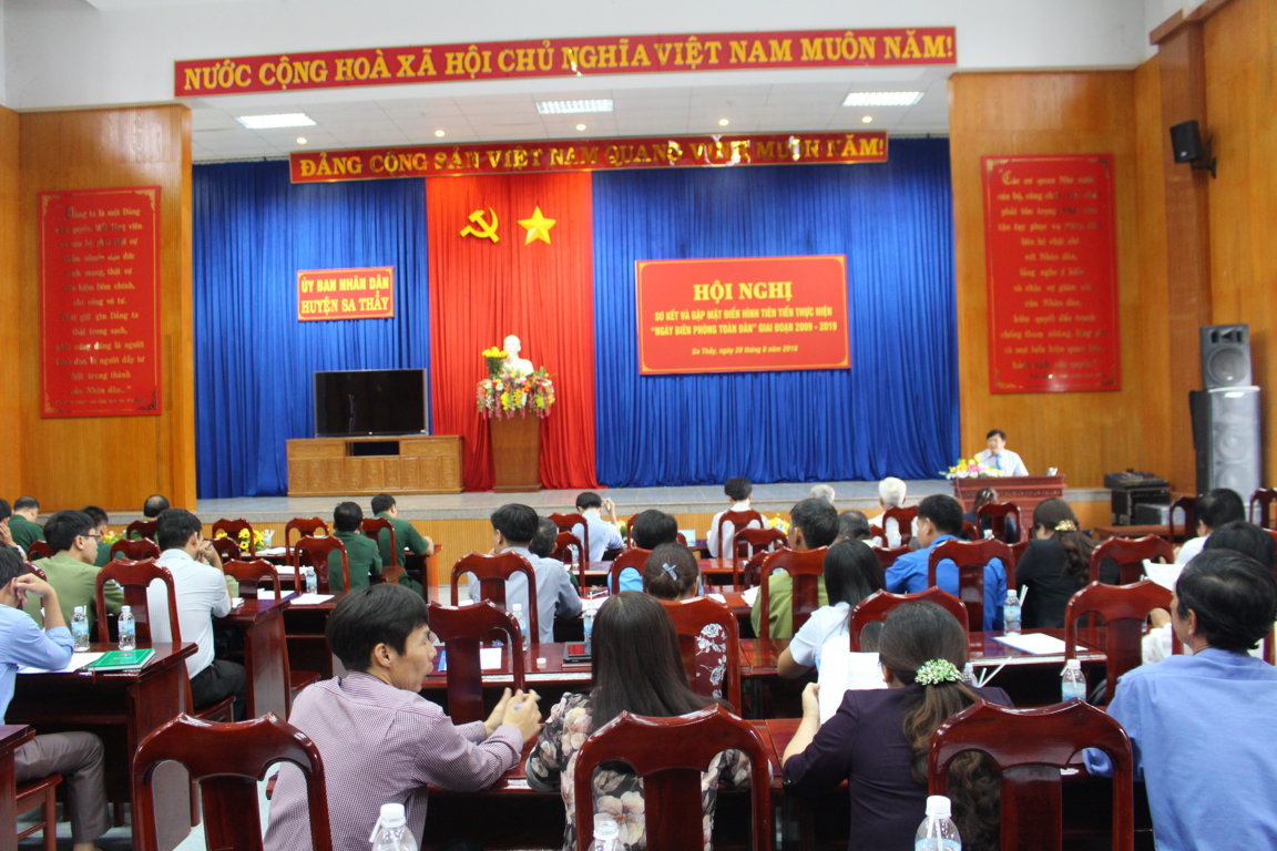Huyện Sa Thầy tổ chức hội nghị sơ kết ngày "Biên phòng toàn dân" giai đoạn 2009-2019