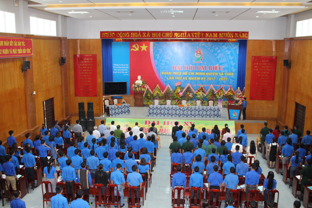 Đại hội Đoàn TNCS HCM huyện Sa Thầy lần thứ XV, nhiệm kỳ 2017 - 2022