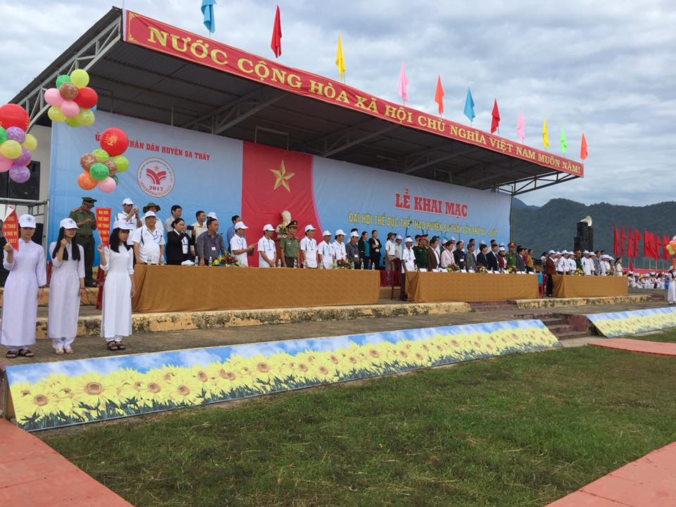 Khai mạc Đại hội thể dục thể thao huyện Sa Thầy lần thứ VI năm 2017