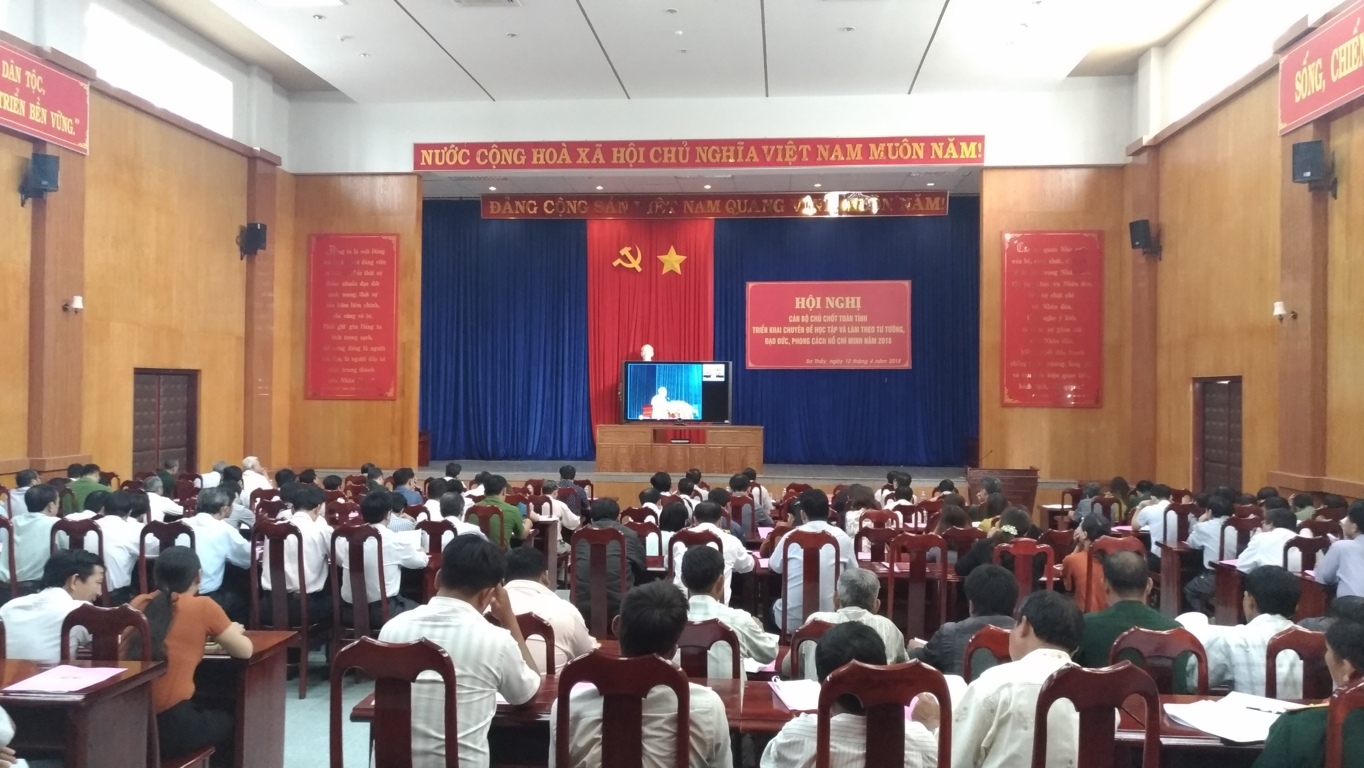 Hội nghị trực tuyến triển khai chuyên đề học tập và làm theo tư tưởng, đạo đức, phong cách Hồ Chí Minh